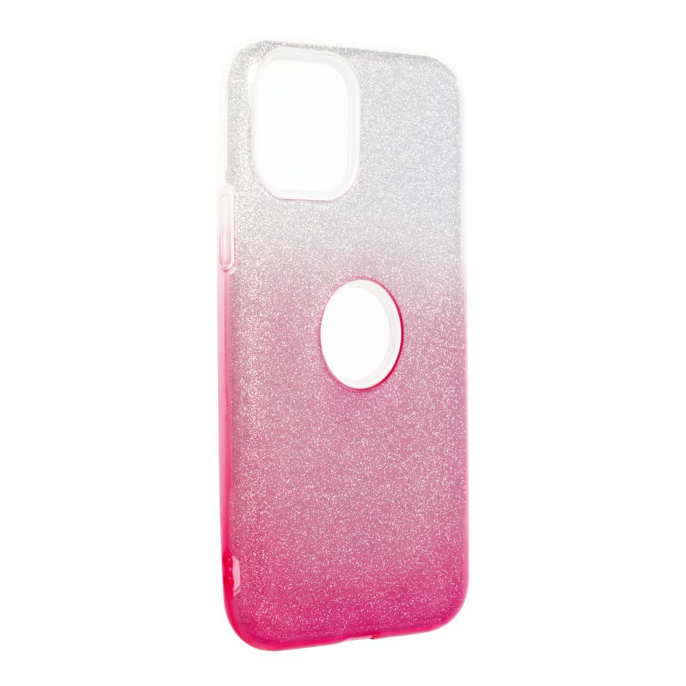 Pouzdro SHINING pro IPHONE 11 PRO ( 5,8" ) čiré/růžové