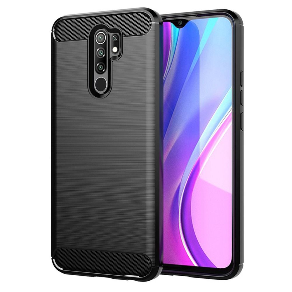CARBON Case pro XIAOMI Redmi 9 černý