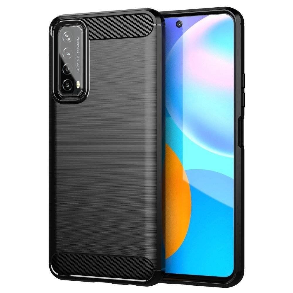 Pouzdro CARBON pro HUAWEI P Smart 2021 černé