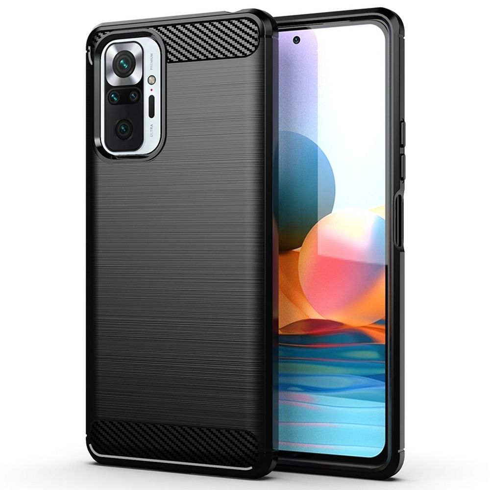 Pouzdro CARBON pro XIAOMI Redmi Note 10 Pro / Redmi Note 10 Pro Max černé