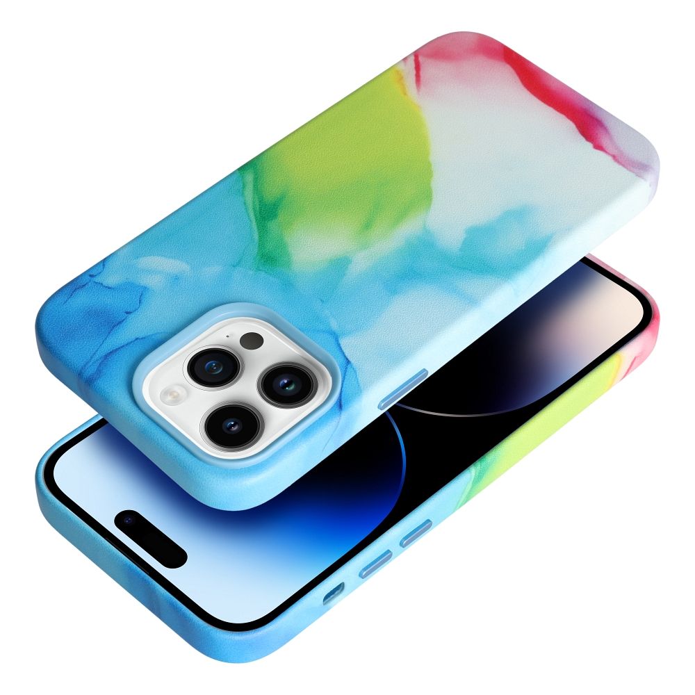 Kožený kryt Mag Cover pro IPHONE 11 PRO stříkající barva