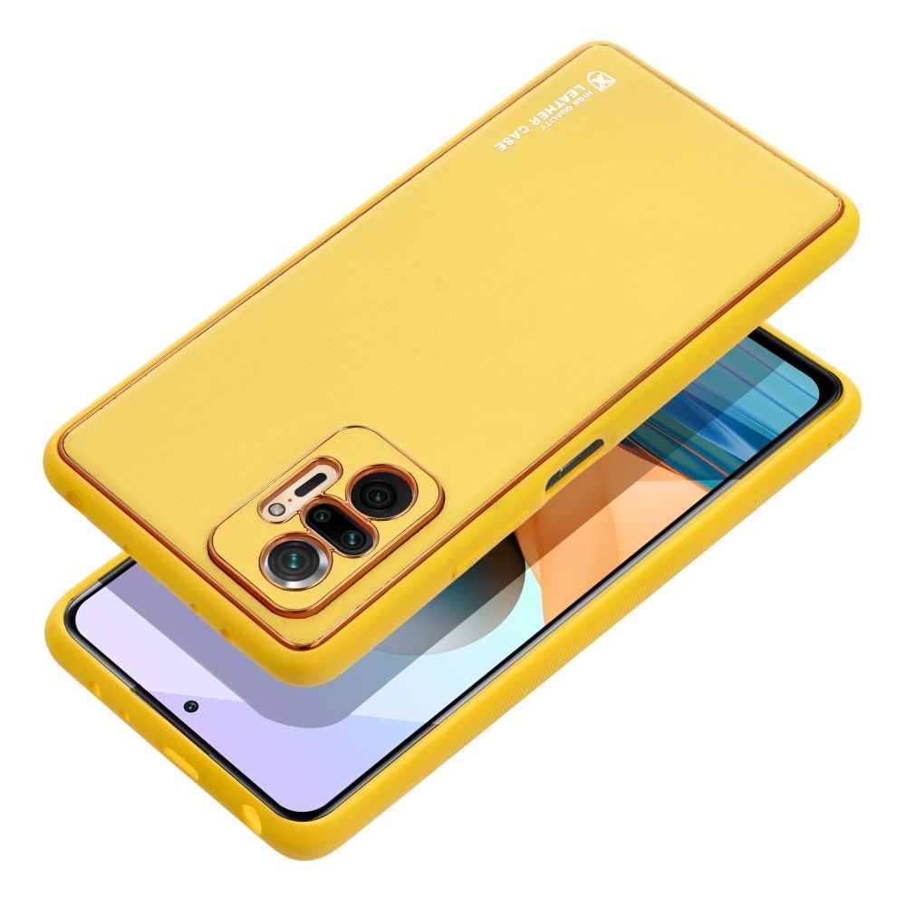 KOŽENÉ pouzdro pro XIAOMI Redmi NOTE 12 4G žluté