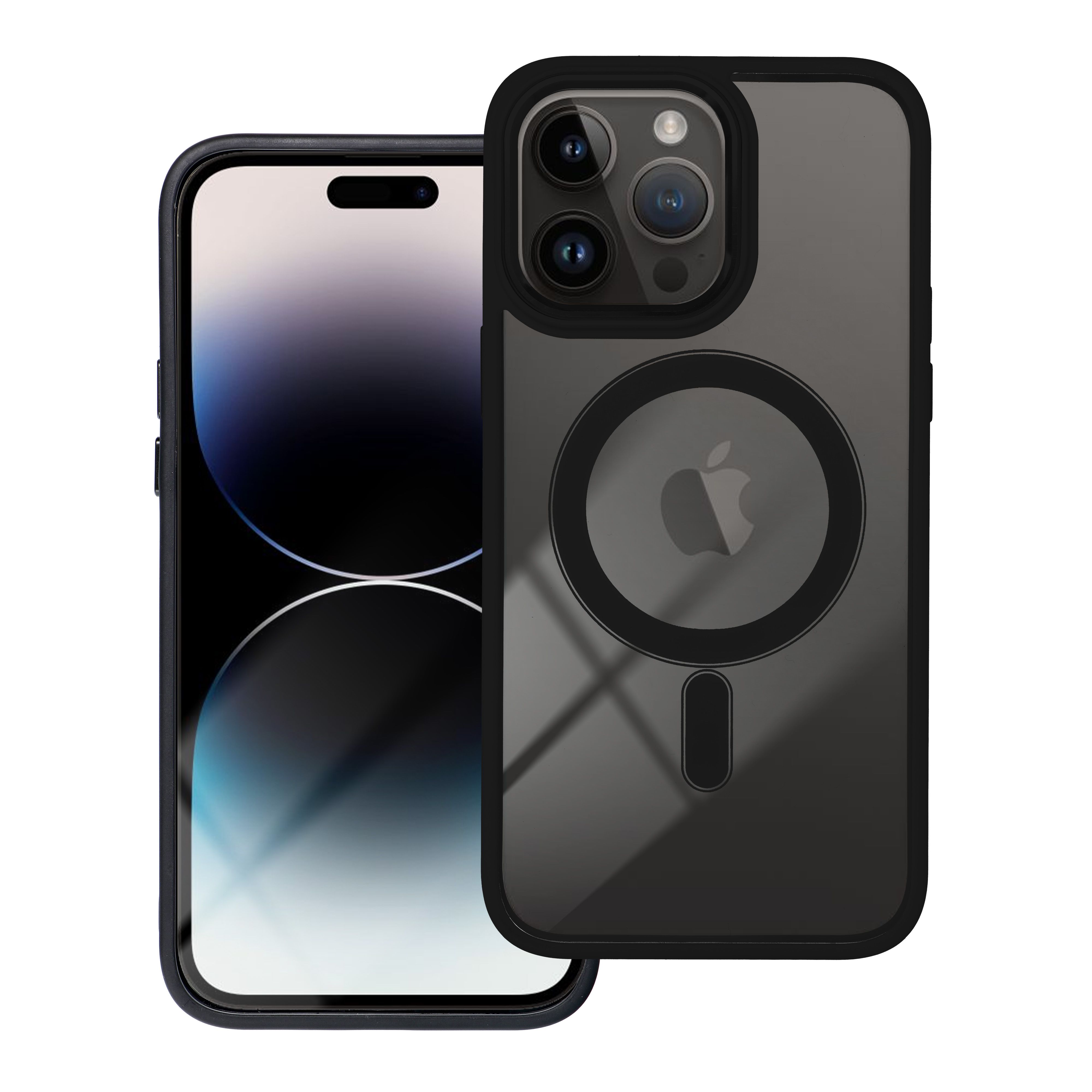 Pouzdro Color Edge Mag Cover kompatibilní s MagSafe pro IPHONE 11 PRO černé