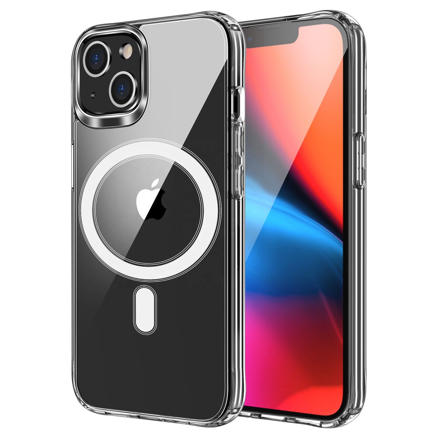 Pouzdro Clear Mag Cover s ochranou fotoaparátu kompatibilní s MagSafe pro IPHONE 15 PLUS