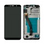 Lcd displej Huawei Y6 (2018)  + dotyková deska černá + přední kryt