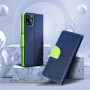Pouzdro Fancy Book pro XIAOMI Redmi 9 navy/lime