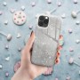 Pouzdro SHINING pro IPHONE 7 / 8 stříbrné