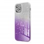 Pouzdro SHINING pro IPHONE 11 PRO ( 5,8" ) čiré/fialové
