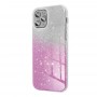 Pouzdro SHINING pro IPHONE 11 PRO ( 5,8" ) čiré/růžové