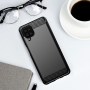 Pouzdro CARBON pro SAMSUNG Galaxy A12 černé