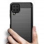 Pouzdro CARBON pro SAMSUNG Galaxy A12 černé