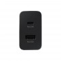 Originální rychlonabíječka Samsung EP-TA220NBEGEU (pouze hlava) 1x USB C, 1x USB A 3A 35W černý blistr