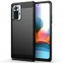 Pouzdro  CARBON pro XIAOMI Redmi Note 10 Pro / Redmi Note 10 Pro Max černé