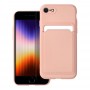 Pouzdro  CARD pro IPHONE 7 / 8 / SE 2020 / SE 2022 růžové