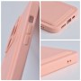 Pouzdro  CARD pro IPHONE 7 / 8 / SE 2020 / SE 2022 růžové