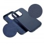 Kožený kryt Mag pro IPHONE 11 indigo modrý
