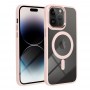 Pouzdro Color Edge Mag Cover kompatibilní s MagSafe pro IPHONE 15 PRO růžové