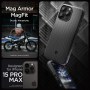 SPIGEN Mag Armor kompatibilní s MagSafe pro IPHONE 15 PRO MAX matně černá