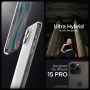 SPIGEN Ultra Hybrid pro IPHONE 15 PROfrost čirý