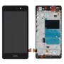 Lcd displej Huawei P8 lite  + Dotyková Deska  + Přední Kryt černá