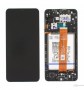 Samsung Galaxy A12 (SM-A125F) LCD + dotyková deska + přední kryt black - originál