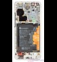 Huawei P40 Pro (ELS-N04, ELS-NX9) LCD + dotyková deska + rámeček + malé části bílé - originální